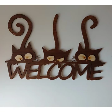 Cicás Welcome Tábla