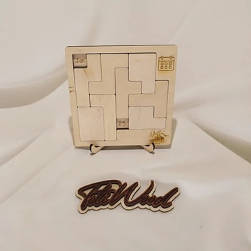 Egyedi, fa puzzle naptár – Minden nap egy új kihívás!